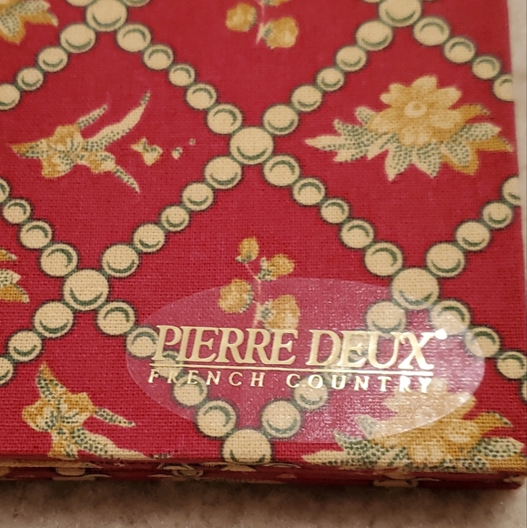 Rare Pierre Deux French Toile Country Red Double Photo Frame NWOT - Picture 8 of 13
